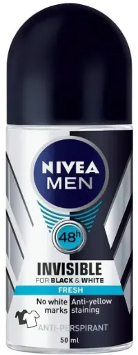 [P6038] NIVEA DESOD ROLL-ON 50ML.MEN BLACK&WHITE FRESH 50 ML