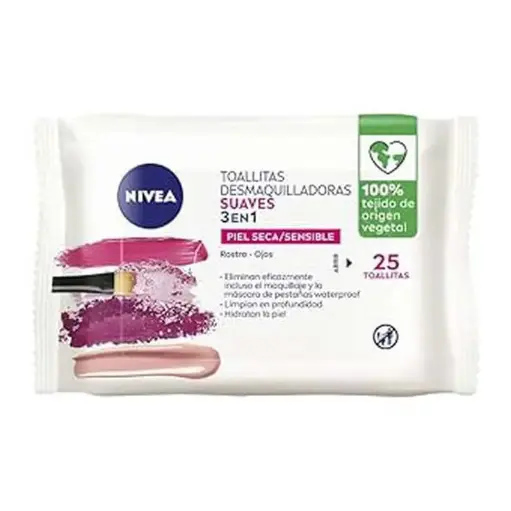 [P7024] NIVEA TOALLIT DESMA 25UN SEC/S
