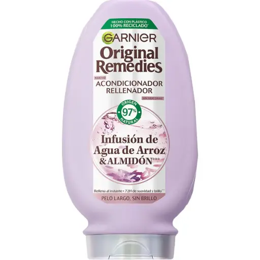 [P6080] ORIGINAL REMEDIES ACONDICIONADOR 250 ML AGUA DE ARROZ – PELO LARGO