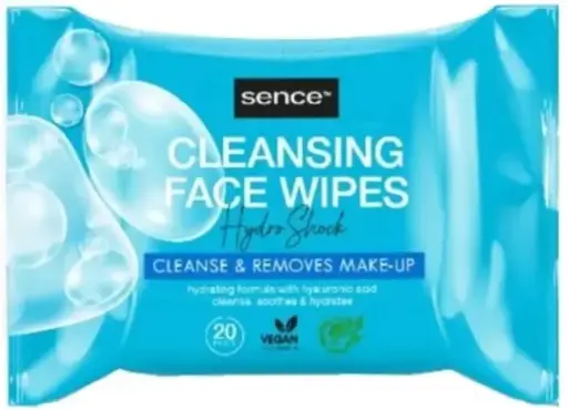 [P4550] SENCE TOALLITAS FACIALES HYDRO SHOCK 20 UDS