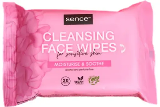 [P4551] SENCE TOALLITAS FACIALES SENSITIVE 20 UDS