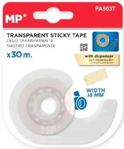 [P8048] MP CINTA CELO TRANSPARENTE CON DISPENSADOR