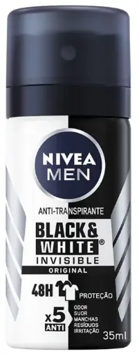 [P8086] NIVEA DESO. MINI INVISIBLE BLACK & WHITE 35ML
