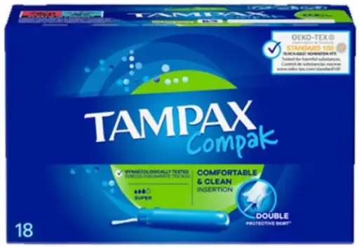 [P7042] TAMPAX COMPAK 18UDS SUPER