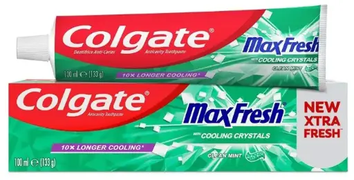 [P4558] COLGATE TOOTHPASTE 100ML MAX FRESH CLEAN MINT