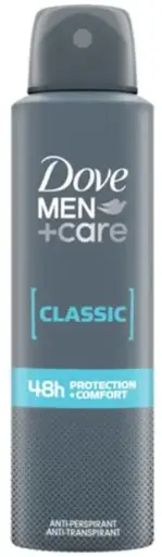 [P8849] DOVE MEN+CARE DEO SPRAY 150ML CLASSIC
