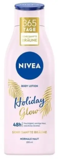 [P4566] NIVEA BODY LOTION 200ML HOLIDAY GLOW
