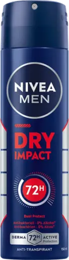 [P4568] NIVEA SPRAY 150ML MEN DRY IMPACT