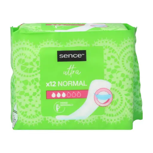 [P4578] SENCE COMPRESAS HIGIÉNICAS 12UDS NORMAL SIN ALAS