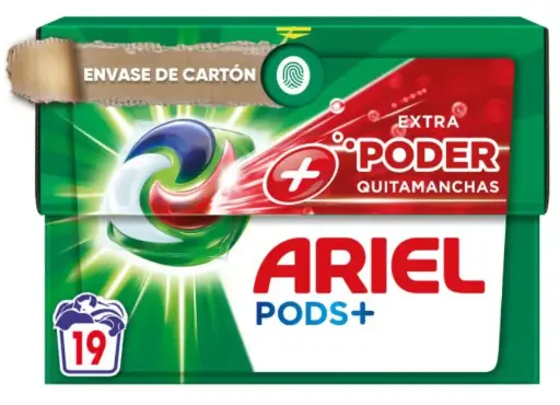 [P9564] ARIEL PODS EXTRA PODER QUITAMANCHAS 19 DOSIS