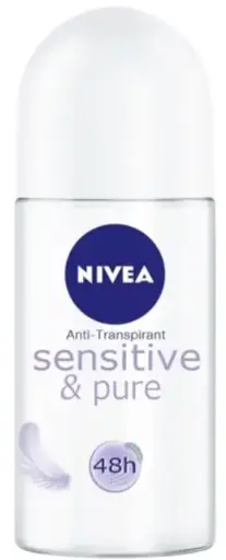 [P4545] NIVEA ROLL ON 50ML 72H PURE & SENSITIVE SIN ALCOHOL