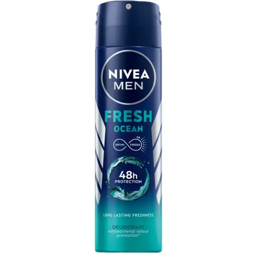 [P4546] NIVEA SPRAY 150ML MEN FRESH OCEAN INFINIT FRESH