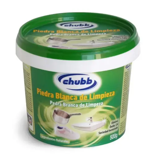 [P8896] CHUBB PIEDRA BLANCA LIMPIEZA BOTELLA 500G