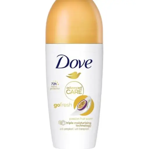 [P558] DOVE DEO ROLL ON 50ML ADV.CARE PASSION FRUIT