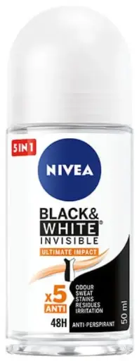 [P9875] NIVEA DESOD ROLL-ON 50ML BLACK&WHITEIMPACT