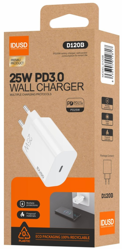 [P6321] IDUSD CARGADOR ECO PD 25W USB-C – D120B