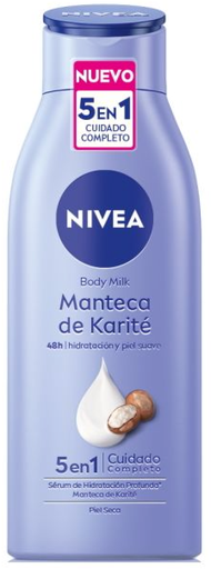 [P7777] NIVEA BODY MILK SMOOTH MANTECA DE KARITÉ 400 ML 