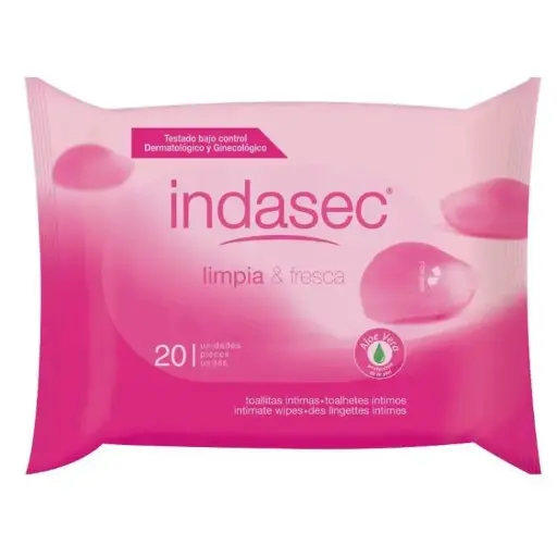 [P7666] INDASEC DISCRET TOALL INTIMAS 20