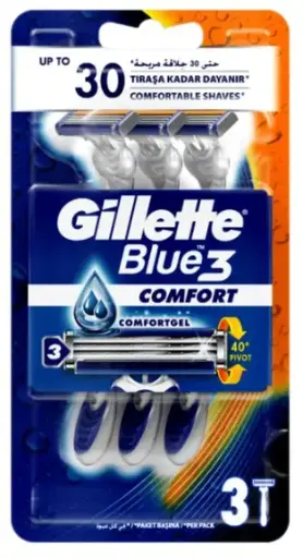 [P6566] GILLETTE MAQ BLUE 3 MAQUINILLA DE AFEITAR 3UD COMFORT 