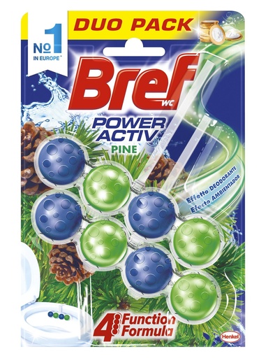 [110340] BREF WC POWER ACTIV APARATO (BOLAS) DUPLO NATURA VERDE