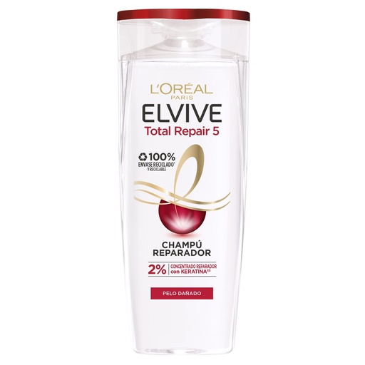 [110536C] ELVIVE CHAMPU 380ML.TOTAL REPAIR 5 PELO DAÑADO