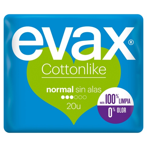 [110568] EVAX COTTONLIKE COMPRESAS 20UD.