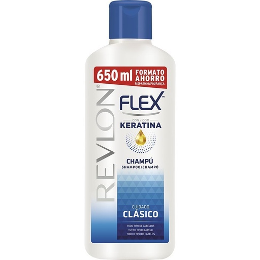 [P4083] REVLON FLEX CHAMPU 650ML CABELLO NORMAL (CLASICO)
