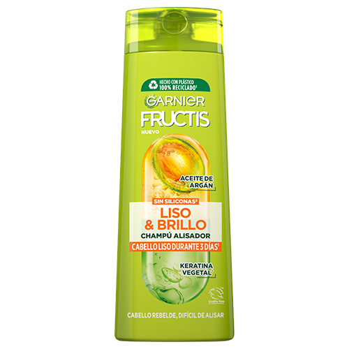 [110624] FRUCTIS CHAMPU 380ML. LISO&BRILLO