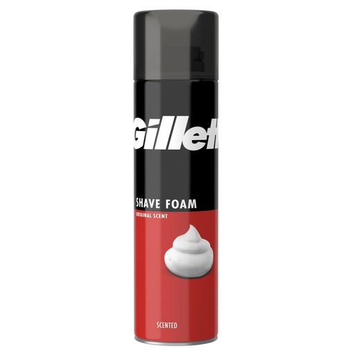 [110702] GILLETTE ESPUMA AFEITAR 200ML.CLASICA.                      
