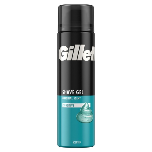 [P2059] GILLETTE E.GEL AFEITAR 200ML SENSIBLE