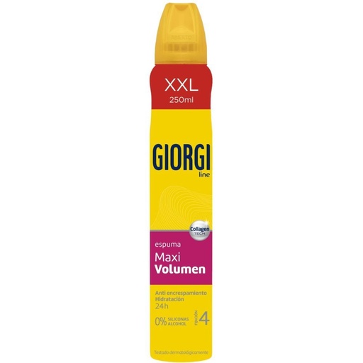 [110756] GIORGI ESPUMA 250ML MAXI VOLUMEN (FIJ.4)