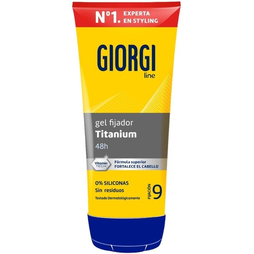 [P4046] GIORGI GEL FIJADOR 170 ML TITANIUM 48HR. (FIJ.9)