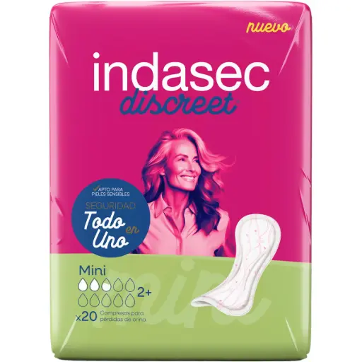 [110852] INDASEC COMPRESA INCONTINENCIA MINI 20UD.DISCREET