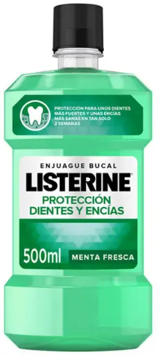 [P4062C] LISTERINE ENJUAGUE 500ML DIENTES Y ENCIAS (NUEVO)
