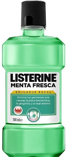 [P2080] LISTERINE ENJUAGUE 500ML MENTA FRESCA