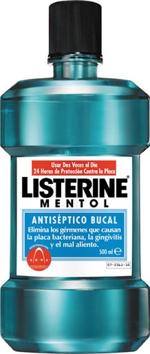 [110969] LISTERINE ENJUAGUE 500ML MENTOL