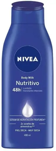 [111079] NIVEA BODY MILK 400ML.NUTRITIVA AZUL PIEL SECA-MUY SECA
