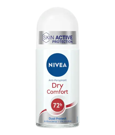 [P4059] NIVEA DESOD ROLL-ON 50ML.WOMAN BLANCO DRY COMFORT..