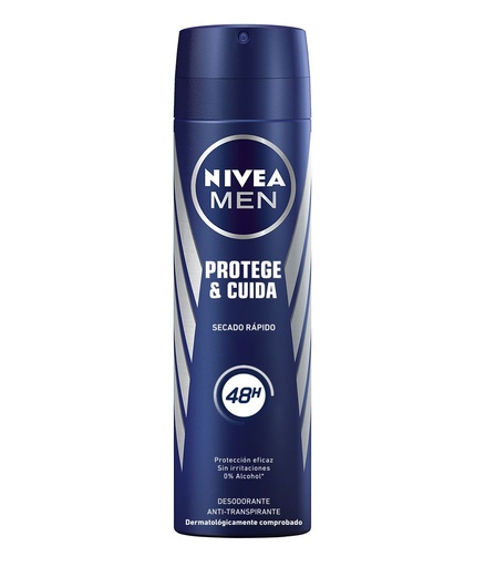 [111106C] NIVEA DESOD SPRAY 200ML.MEN AZUL PROTEGE & CUIDA            