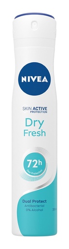 [P4049] NIVEA DESOD SPRAY 200ML.WOMAN BLANCO DRY COMFORT FRESH