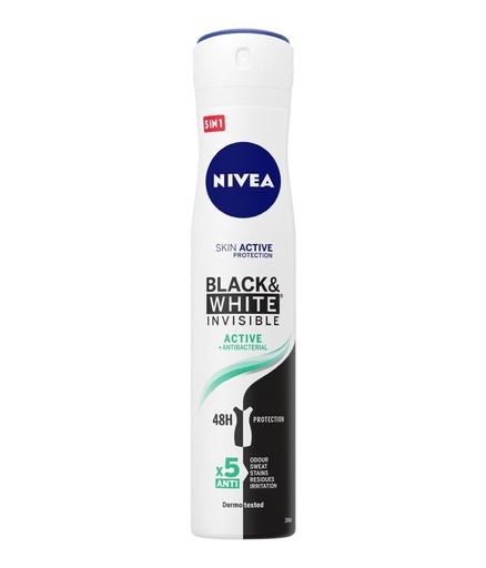 [111115] NIVEA DESOD SPRAY 200ML.WOMAN INVISIBLE ACTIVE              