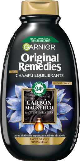 [111217] ORIGINAL REMEDIES CHAMPU 300ML.CARBON MAGNETICO