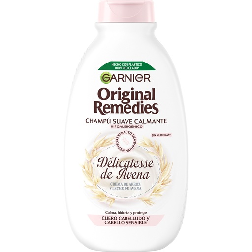 [111218] ORIGINAL REMEDIES CHAMPU 300ML.DELICATESSE AVENA