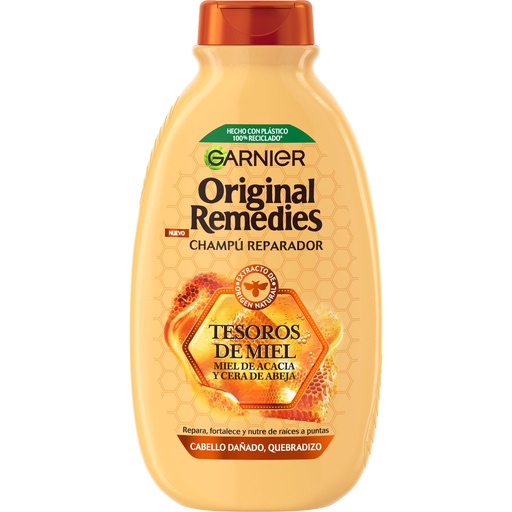 [P4082] ORIGINAL REMEDIES CHAMPU 300ML.TESOROS MIEL