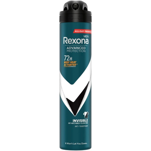 [111348] REXONA DESOD.200ML MEN ADVANCED PROT. INVISIBLE 72 H        