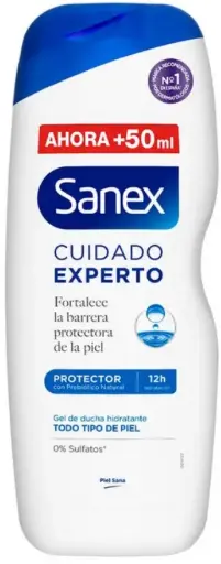 [P4072C] SANEX GEL 600 ML CUIDADO EXPERTO PROTECTOR TODO TIPO PIEL 