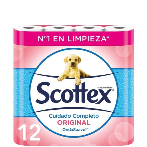 [111407] SCOTTEX HGCO ORIGINAL 12R. 2CAPAS (140SERV X ROLLO)         