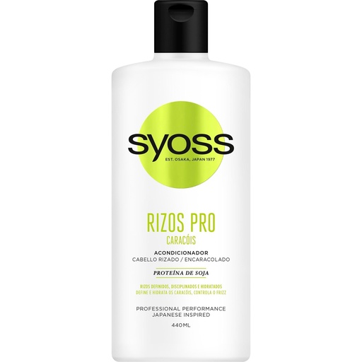 [P2037C] SYOSS ACONDICIONADOR 440ML.RIZOS PRO CABELLO RIZADO         