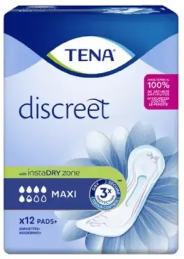 [111498C] TENA DISCREET MAXI 12 UD.