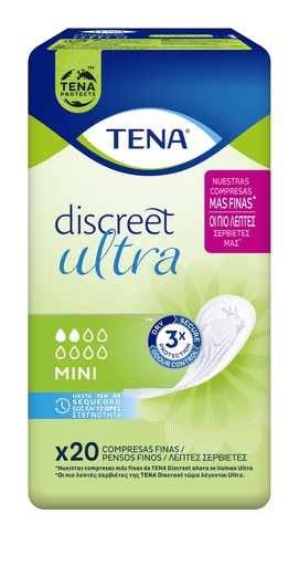[111500] TENA DISCREET MINI 20 UD.                                   